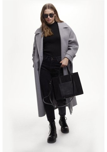 Manuka Urban Tote Kadın Omuz Çantası Siyah