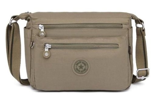 Smart Bags Krinkıl Kumaş SmKadın Omuz Çantası Kahverengi