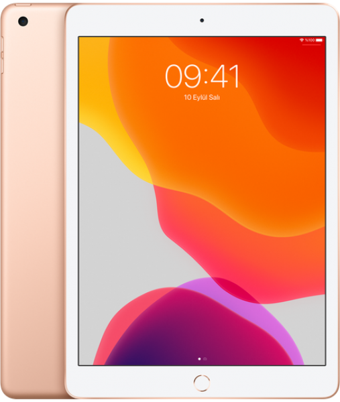Apple iPad 7.Nesil 128 GB iOS Kalemli Sim Kartlı 3 GB Ram 10.2 İnç Tablet Altın