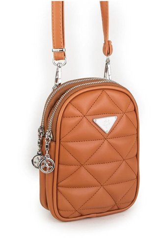 Grande Nas Bag1227 Kapitone Bölmeli Kol Mini Kadın Omuz Çantası Taba