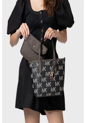 Michael Kors 30F3Gzat0L 292 Kadın Omuz Çantası Kahverengi - Siyah