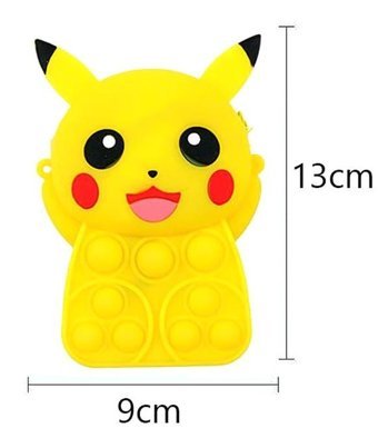 Piraye Gift Popitli Pokemon Kadın Omuz Çantası Çok Renkli