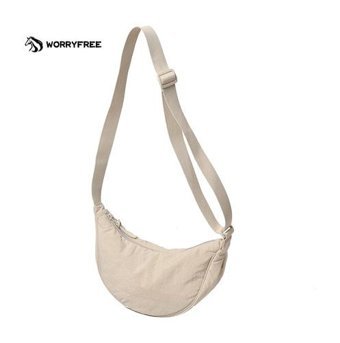 Worryfreeshopping Wr0415106 Şık Basit Naylon Kadın Omuz Çantası Beyaz