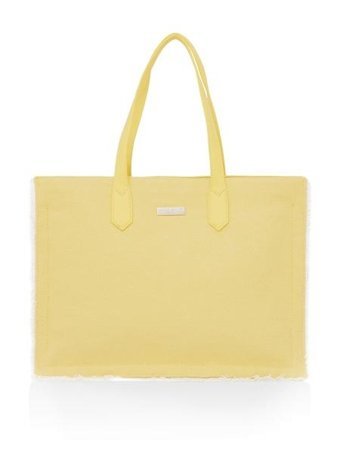Laura Ashley Tote Düz Kadın Omuz Çantası Hardal