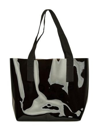Bagmori Beach Bag Şeffaf Plaj 558660416 Kadın Omuz Çantası Sarı