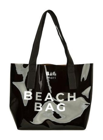Bagmori Beach Bag Şeffaf Plaj 558660416 Kadın Omuz Çantası Sarı