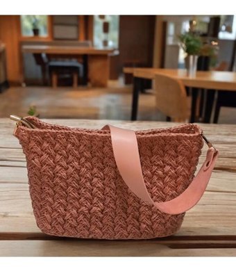 Ecndesing Kadın Omuz Çantası Toz Pembe
