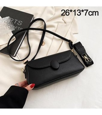 Alibee Küçük Moda Mini Kadın Omuz Çantası Siyah