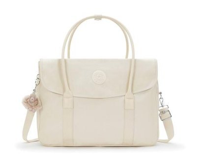 Kipling Superworker Büyük Boy İş Beıge Pearl Kadın Omuz Çantası Bej