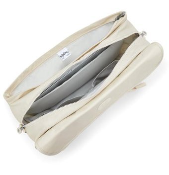 Kipling Superworker Büyük Boy İş Beıge Pearl Kadın Omuz Çantası Bej