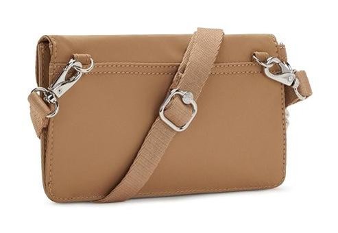Kipling New Lelio Soft Almond Kadın Omuz Çantası Bej - Camel