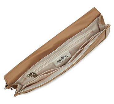 Kipling New Lelio Soft Almond Kadın Omuz Çantası Bej - Camel