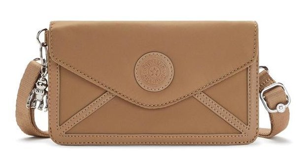 Kipling New Lelio Soft Almond Kadın Omuz Çantası Bej - Camel
