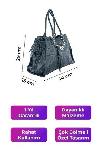 Kriste Bell 26490 Kadın Omuz Çantası Siyah