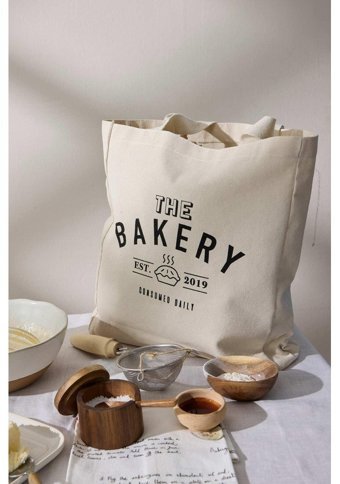 Manuka Körüklü Bez The Bakery Kadın Omuz Çantası Ekru
