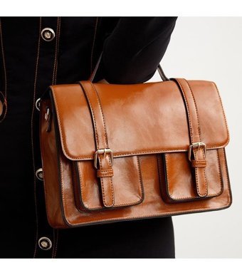 Eternal Luck Büyük Kapasiteli Moda Kadın Omuz Çantası Kahverengi