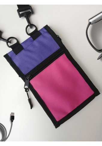 Vatkalimon Unisex Kadın Omuz Çantası Mor - Pembe