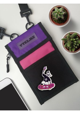 Vatkalimon Unisex Kadın Omuz Çantası Mor - Pembe