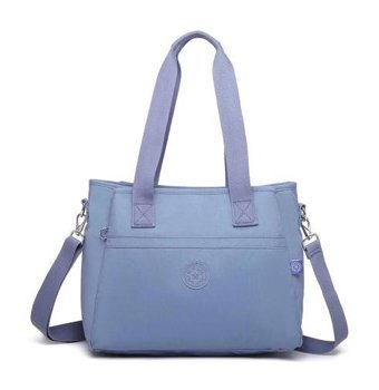 Smart Bags 20223110 Kırinkıl Kumaş Jeans Kadın Omuz Çantası Mavi
