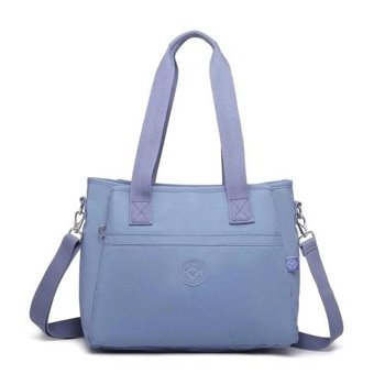 Smart Bags 20223110 Kırinkıl Kumaş Jeans Kadın Omuz Çantası Mavi