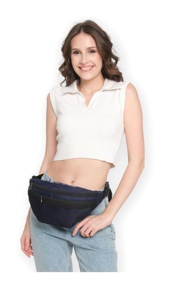 Gbag Bel Body Bag Kadın Omuz Çantası Lacivert