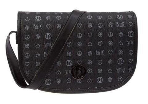 Bilik Deri Monogram Rh 06Mg Kadın Omuz Çantası Beyaz - Siyah