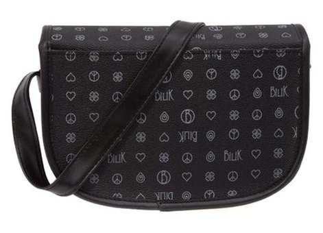 Bilik Deri Monogram Rh 06Mg Kadın Omuz Çantası Beyaz - Siyah