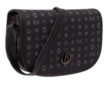 Bilik Deri Monogram Rh 06Mg Kadın Omuz Çantası Beyaz - Siyah