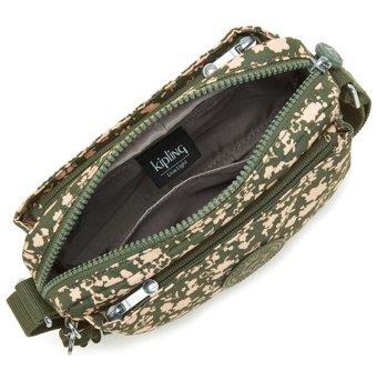 Kipling Abanu Fresh Floral Kadın Omuz Çantası Yeşil