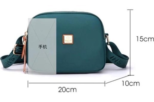 Globeasy Moda Büyük Kapasiteli Kadın Omuz Çantası Yeşil