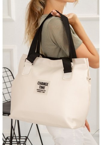 Bizoon Bzn6004 Renk Seçenekli Omuz Saten Shopper Kadın Omuz Çantası Lila