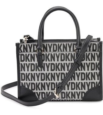 Dkny Perri Kutu Logolu Kadın Omuz Çantası Siyah