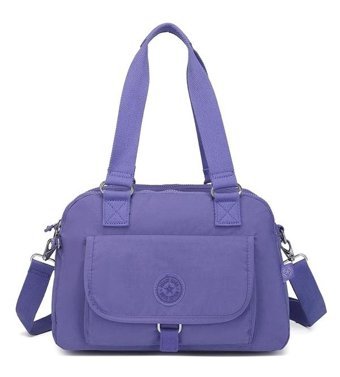 Smart Bags Krinkıl Kumaş 1122 Kadın Omuz Çantası Mor