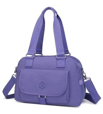 Smart Bags Krinkıl Kumaş 1122 Kadın Omuz Çantası Mor