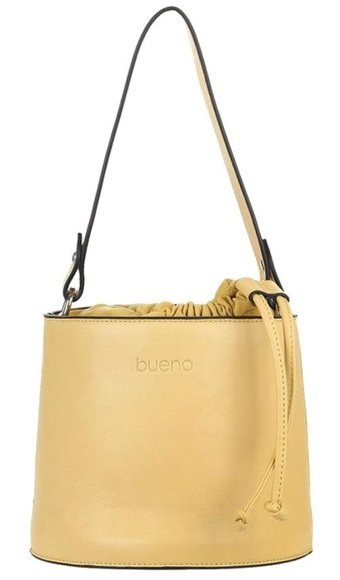 Bueno Shoes 01Wby3607 Deri Kadın Omuz Çantası Sarı