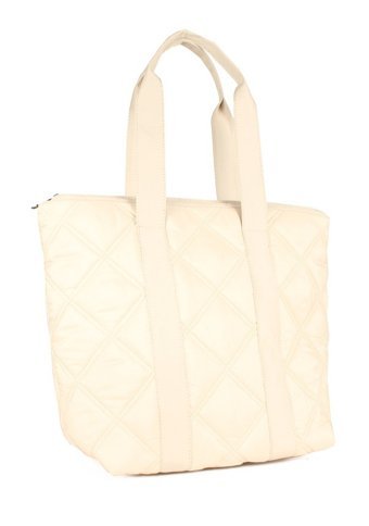 Luwwe Bag'S Anne Boy Paraşüt Kumaş Shopper Tarz 10610 Krem Kadın Omuz Çantası Krem