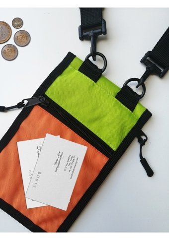 Vatkalimon Unisex Kadın Omuz Çantası Yeşil - Turuncu