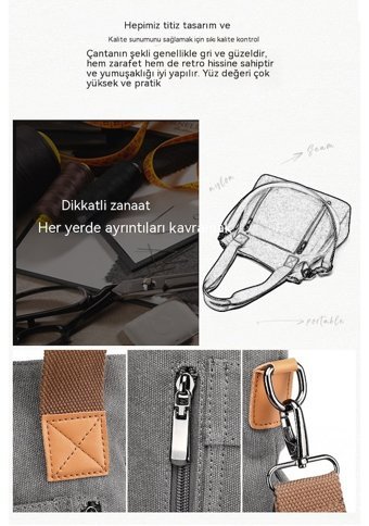 Happyplanet B.N. Büyük Kapasiteli KanvasKadın Omuz Çantası Pembe