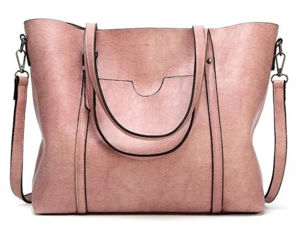 Cbtx Global 888G9 Yağlı Mum Deri AllMatch Moda Kadın Omuz Çantası Kırmızı