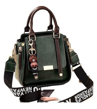 Forestbird Yeni Moda Retro Tarzı Omuz Kadın Omuz Çantası Yeşil