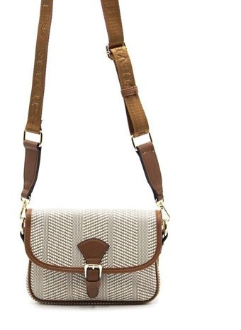 Silver Polo SilverVe Polo 1085 Hasır Kadın Omuz Çantası Bej - Taba