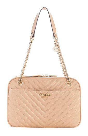 Guess Keillah Top Zip Yurt Dışından Kadın Omuz Çantası Pembe