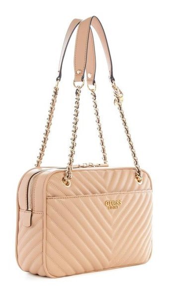 Guess Keillah Top Zip Yurt Dışından Kadın Omuz Çantası Pembe
