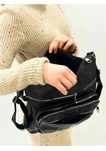 Kolexmoda El Kol Kadın Omuz Çantası Siyah