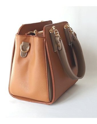 Nas Bag Ns1322 Model Renk Mngo s Kadın Omuz Çantası Taba