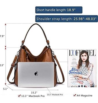 Happyplanet Kkd Büyük Kapasiteli Çok Bölmeli Deri Kadın Omuz Çantası Siyah