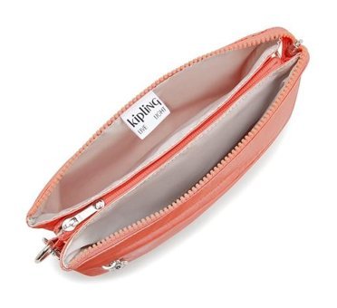 Kipling Riri Peach Glam Kadın Omuz Çantası Pembe