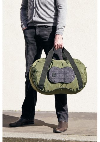 Lexon Design Lexon Peanut Duffle Seyahat Metalik Kadın Omuz Çantası Gri