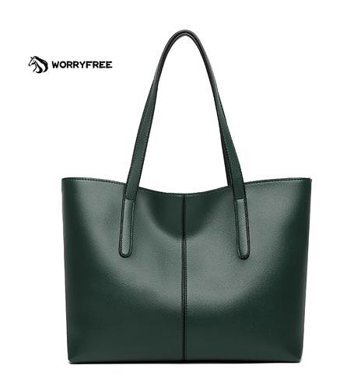 Worryfreeshopping Büyük Kapasiteli Kadın Yumuşak Ve Şık Wr0419204 Kadın Omuz Çantası Yeşil