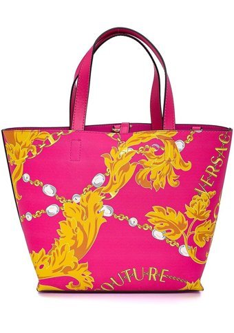 Versace Jeans Couture Dönüşebilen Kadın Omuz Çantası Fuşya